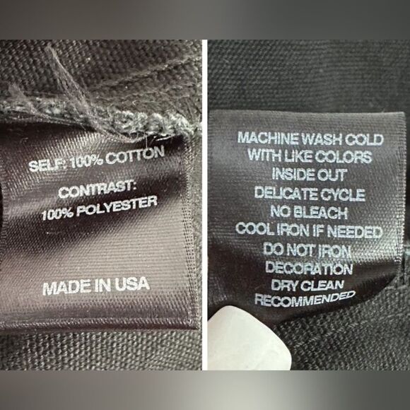 NWT HSTRY By NAS Men’s Black & Paisley Duck Canvas Denim Jacket - Size M - Picture 11 of 11